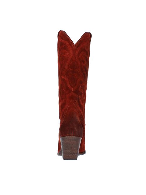 Texan boots model E2000 HOMBRE in suede ELENA IACHI | E2000 HOMBREMATTONE